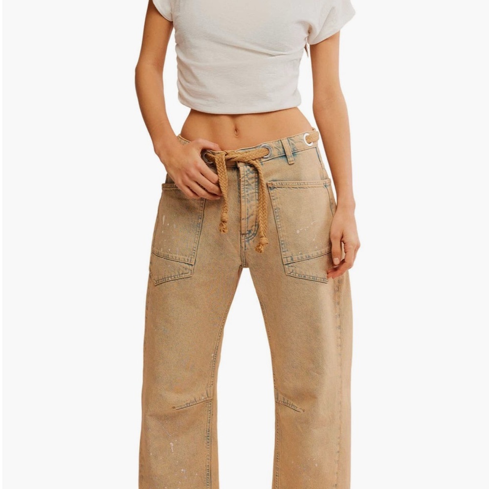 🥠 NWT We The Free Moxie Pull-On Barrel Jeans || Size 31 🥠